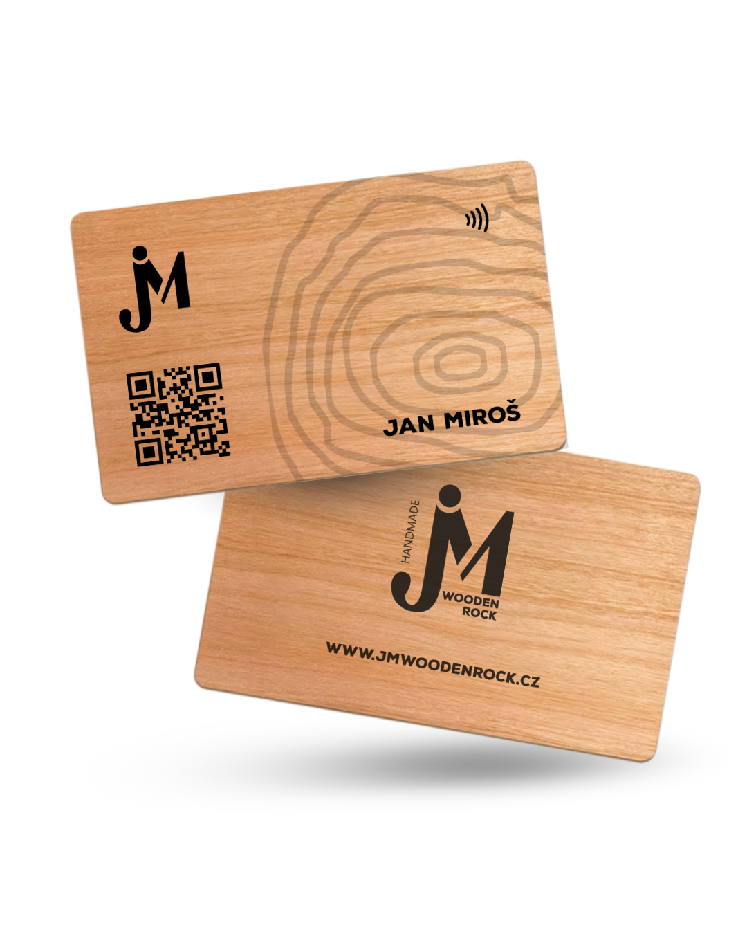 Limitovaná dřevěná NFC karta